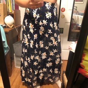 Old Navy Skirts - Flowery blue maxi skirt Old Navy Skirts - Flowery blue maxi skirt